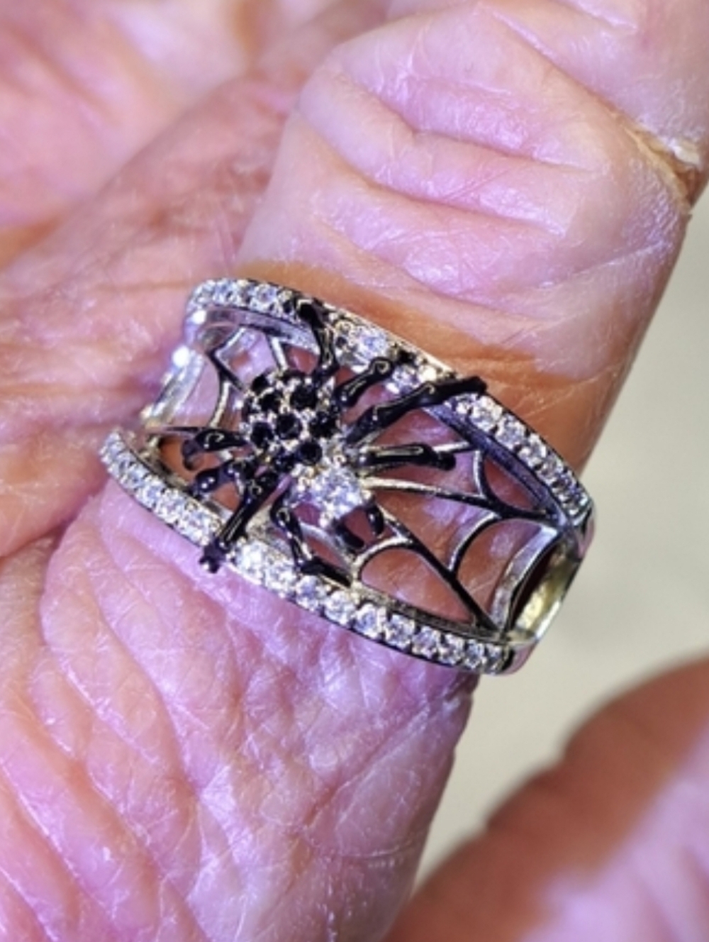 SPIDER WEB RING - Picture 1 of 5